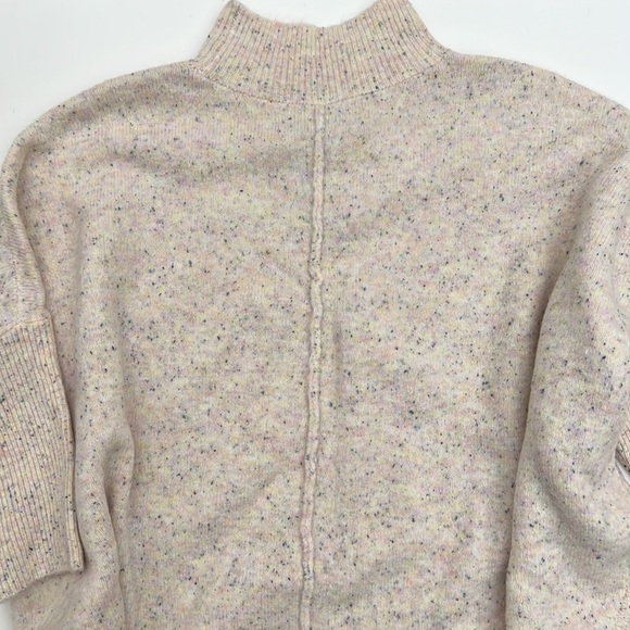 Loft Sweater Poncho Style High Neck - Picture 4 of 8